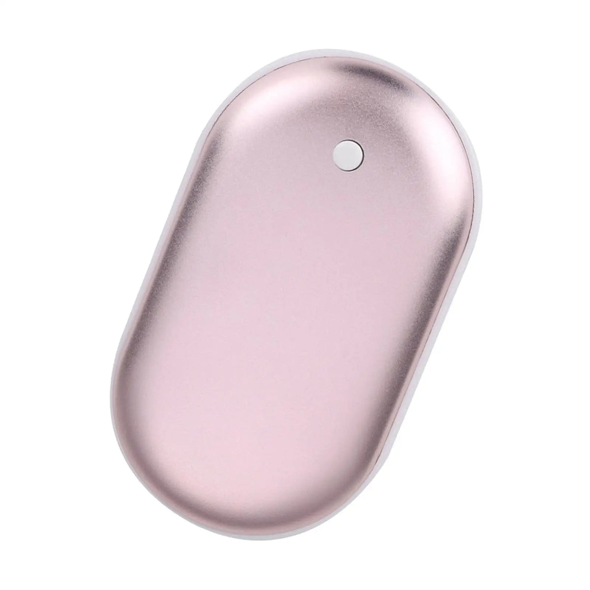 Pink Belro USB Rechargeable Hand Warmer for outdoor use, compact and portable for keeping hands warm during cold weather.