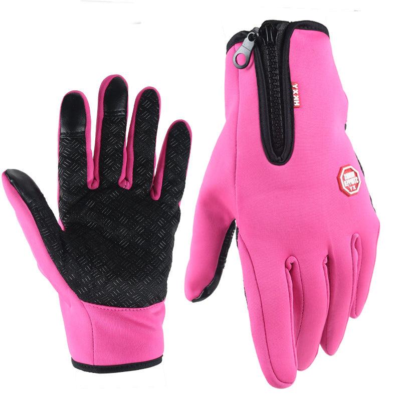 Pink Belro ultra-thin thermal gloves for women and men, touch screen fleece winter gloves, lightweight and cozy accessories.