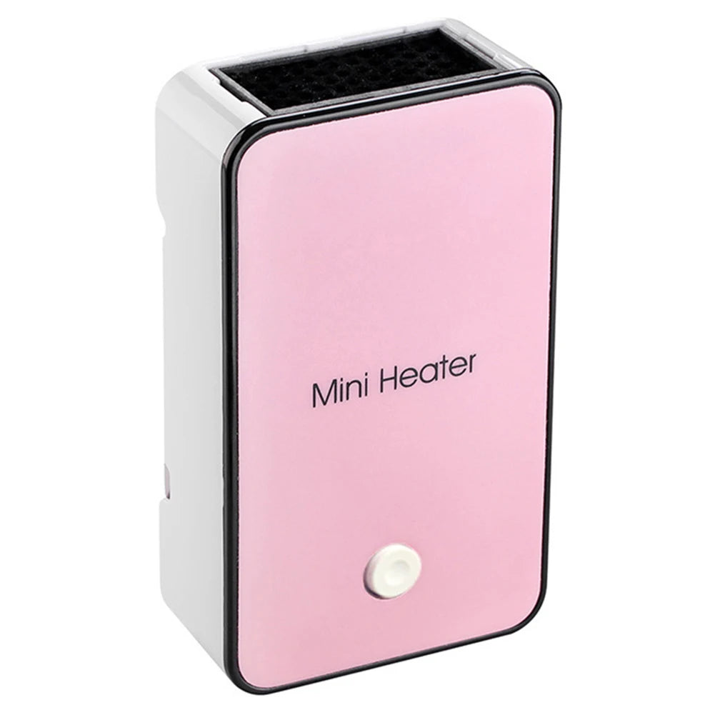 Pink Belro portable electric heater for home or office, compact and efficient space heater for indoor use.
