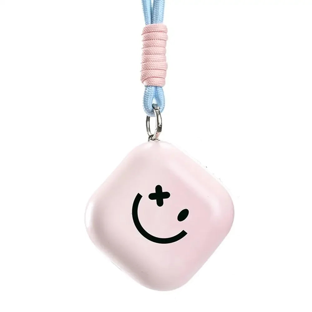 Pink Belro portable rechargeable hand warmer for winter, compact outdoor heating device for warmth and comfort.