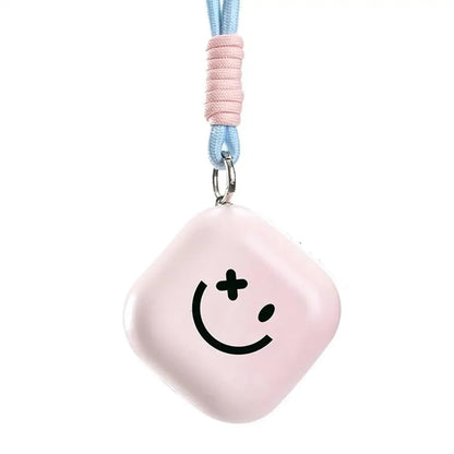 Pink Belro portable rechargeable hand warmer for winter, compact outdoor heating device for warmth and comfort.