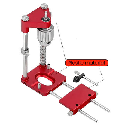 Belro freely adjustable drilling locator tool, plastic construction, used for precise screwdriving and drilling applications.