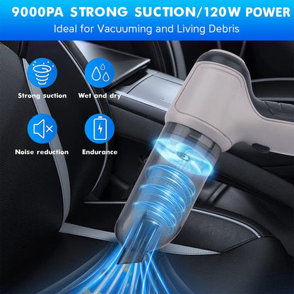Belro cordless handheld vacuum cleaner with powerful suction, ideal for quick home cleaning and versatile surface use.