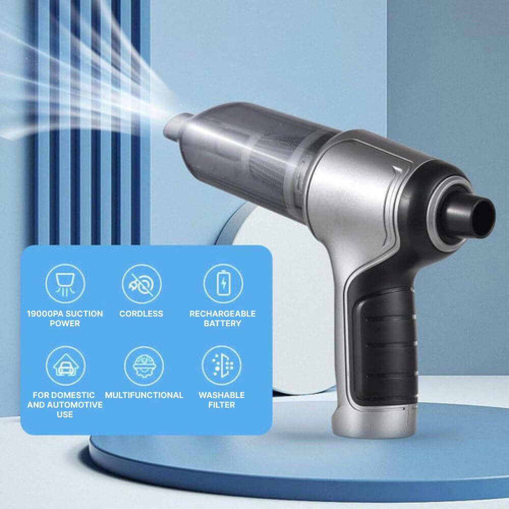 Belro cordless handheld vacuum cleaner with powerful suction for home cleaning, shown in use on various surfaces.