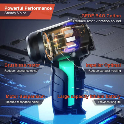 Belro powerful cordless handheld vacuum cleaner for home cleaning, showcasing its compact design and versatile handheld operation.