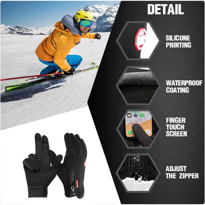 Belro thermal cycling and ski gloves for men and women, warm accessory gloves with insulated material for cold weather activities.