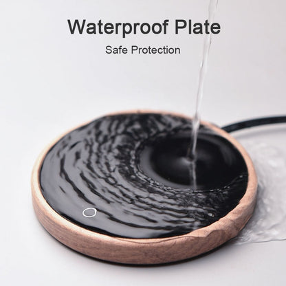 BowLift ceramic mug warmer coaster with smart electric temperature control, sleek design, and 10-bowl capacity for keeping drinks warm.