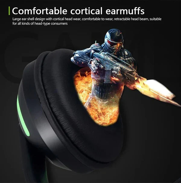 Belro Cat Glowing Bluetooth headphones with sleek design, wireless audio, and glowing features for a fun listening experience.