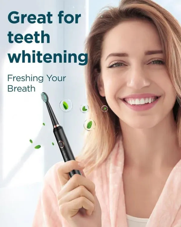 Belro rechargeable ultrasonic electric toothbrush with sleek design and ergonomic handle for effective personal oral care.