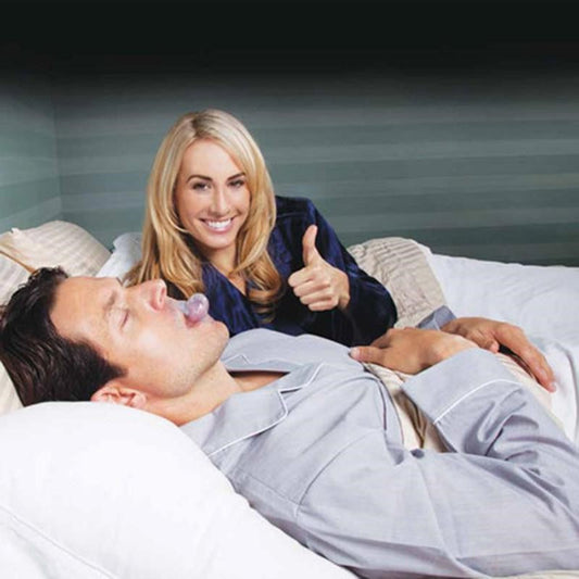 Belro Apnea Tongue Stabilizing Device used to help manage sleep apnea and prevent airway obstruction during sleep.