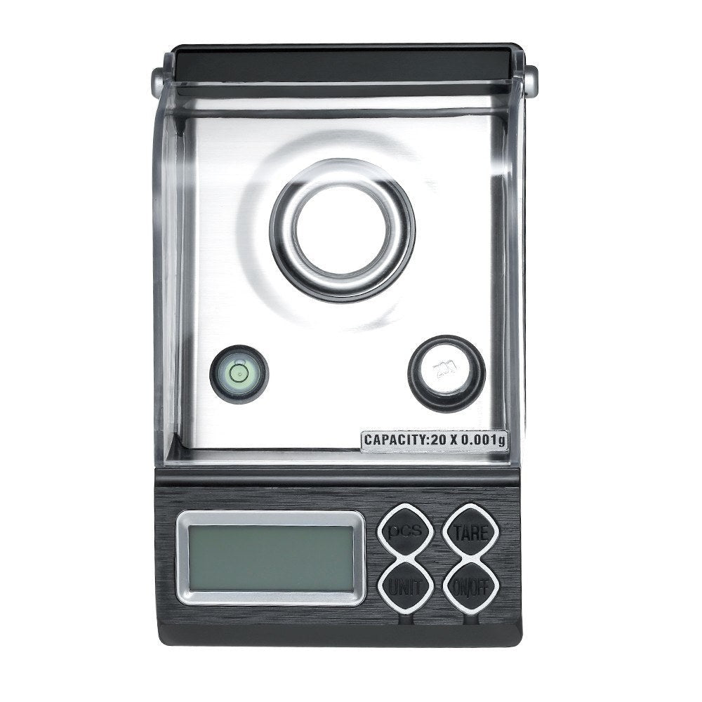 GETDECO precision digital jewelry scale with high accuracy 0.001g and multiple weight options for precise measurements.