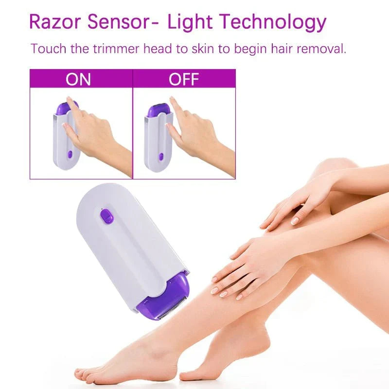Belro professional painless hair removal kit for smooth skin, featuring multiple attachments and easy-to-use design for at-home beauty.