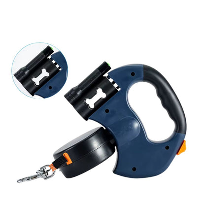 Belro anti-tangle double dog leash with adjustable straps and durable clips, designed for walking two dogs comfortably.