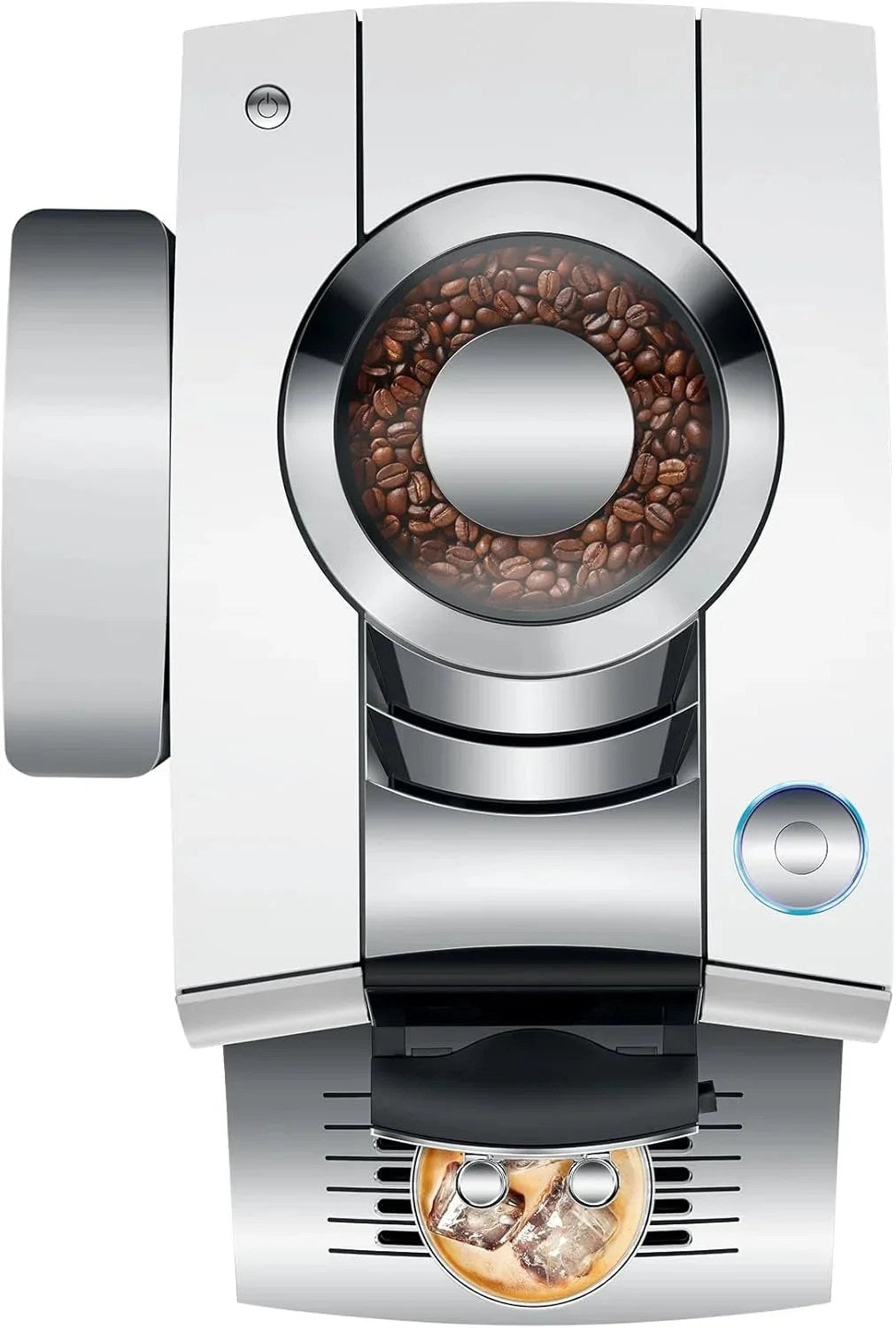 Casavibeo Jura Z10 automatic coffee machine with sleek design and digital display, ready to brew high-quality coffee.