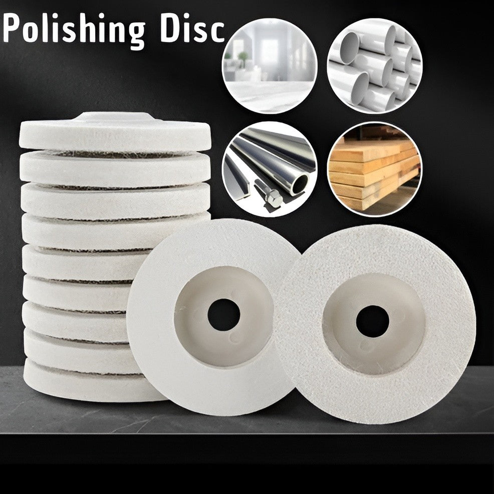 Belro universal fit polishing disc for tools and hardware, shown in a close-up image with a smooth surface ready for polishing tasks.