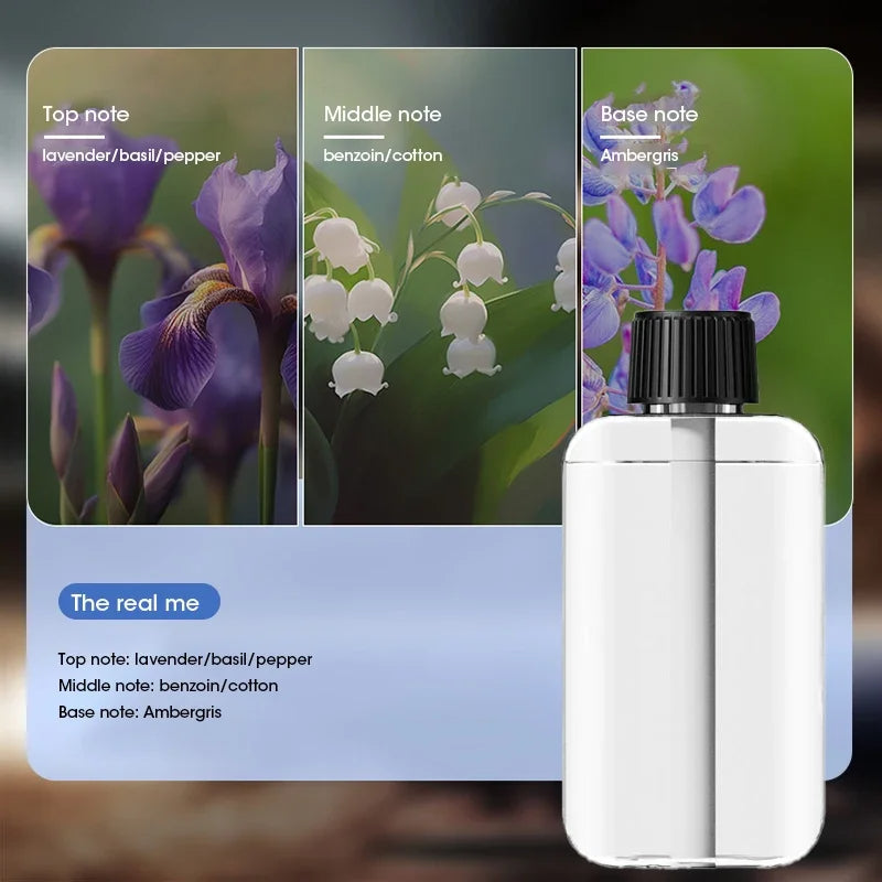 Belro rechargeable essential oil diffuser with five spray modes, shown emitting a fine mist in a modern health and beauty setting.