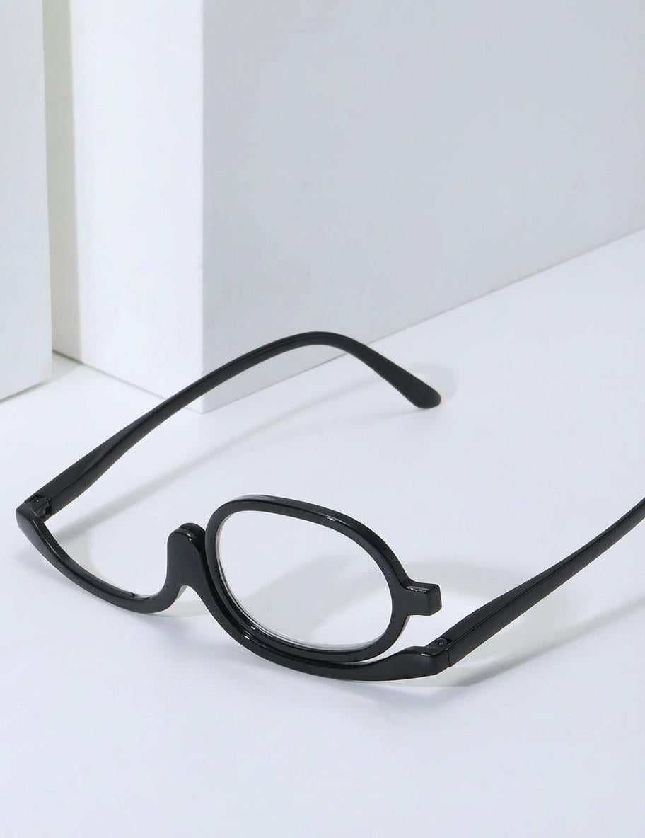 Belro makeup reading glasses with clear lenses and stylish frames, designed for beauty and makeup application.