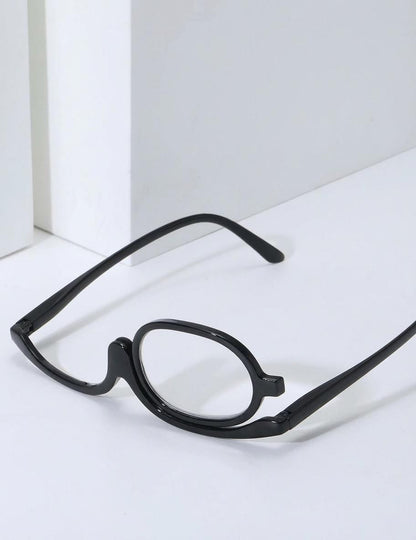 Belro makeup reading glasses with clear lenses and stylish frames, designed for beauty and makeup application.