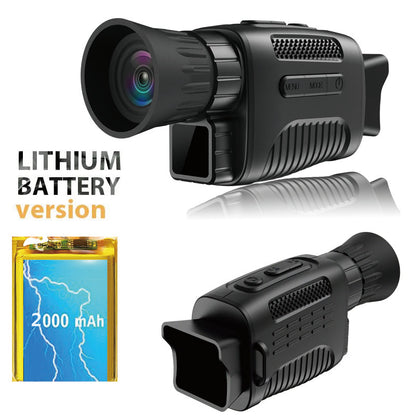 Belro night vision monocular for electronics cameras, showing a compact device with lens and controls for enhanced nighttime viewing.
