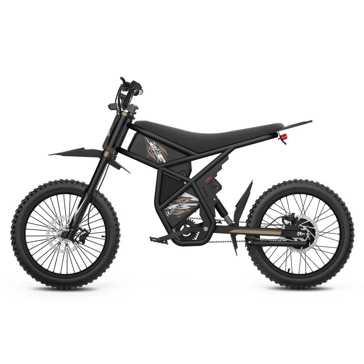 Casavibeo Riding Times GT73 Pro off-road electric dirt bike with 60V/36Ah battery and 3000W motor, shown in the image.