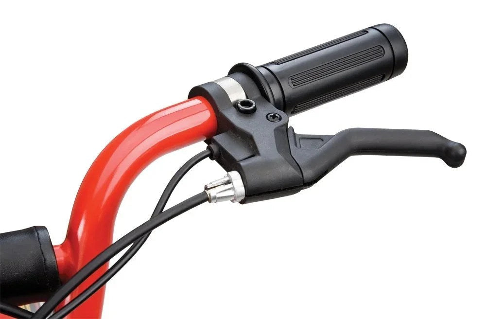 Casavibeo Razor MX500 Dirt Rocket electric bike with rugged tires and metal frame for off-road riding, shown from front angle.