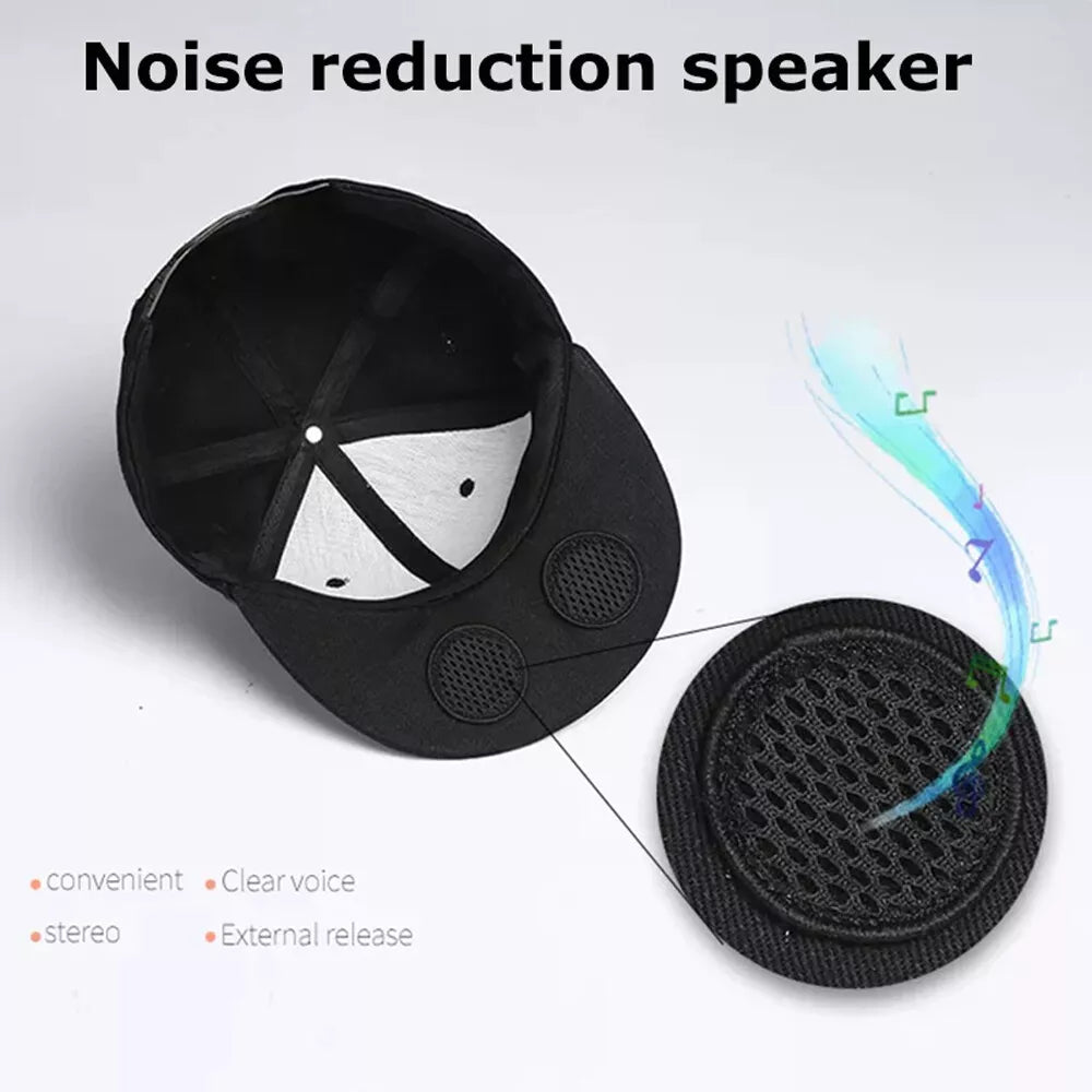 Belro Bluetooth speaker baseball cap with wireless design, waterproof fabric, and stylish look, shown from front view in the image.