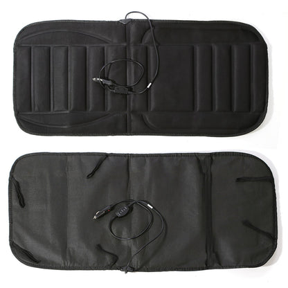 Belro full coverage heated winter car seat warmer cushion pad, designed for added comfort in cold weather.