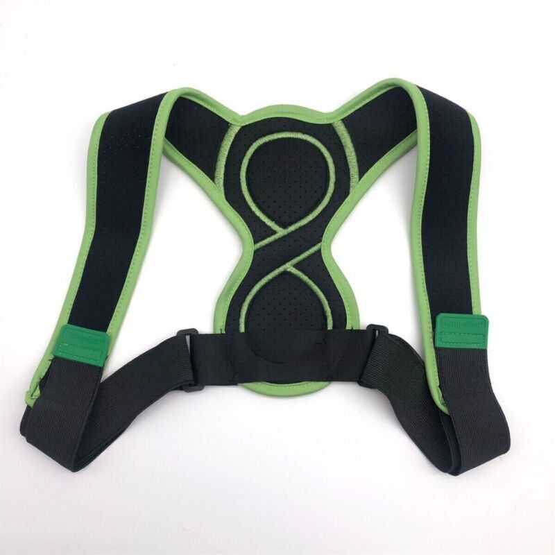 Belro ergonomic back brace posture corrector for men and women, adjustable suspenders for improved spinal alignment and support
