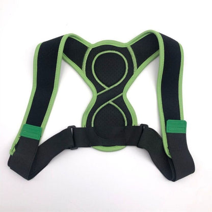 Belro ergonomic back brace posture corrector for men and women, adjustable suspenders for improved spinal alignment and support