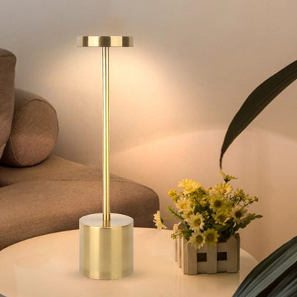 Belro modern rechargeable cordless LED desk lamp with sleek design, ideal for living room lighting and home decor.