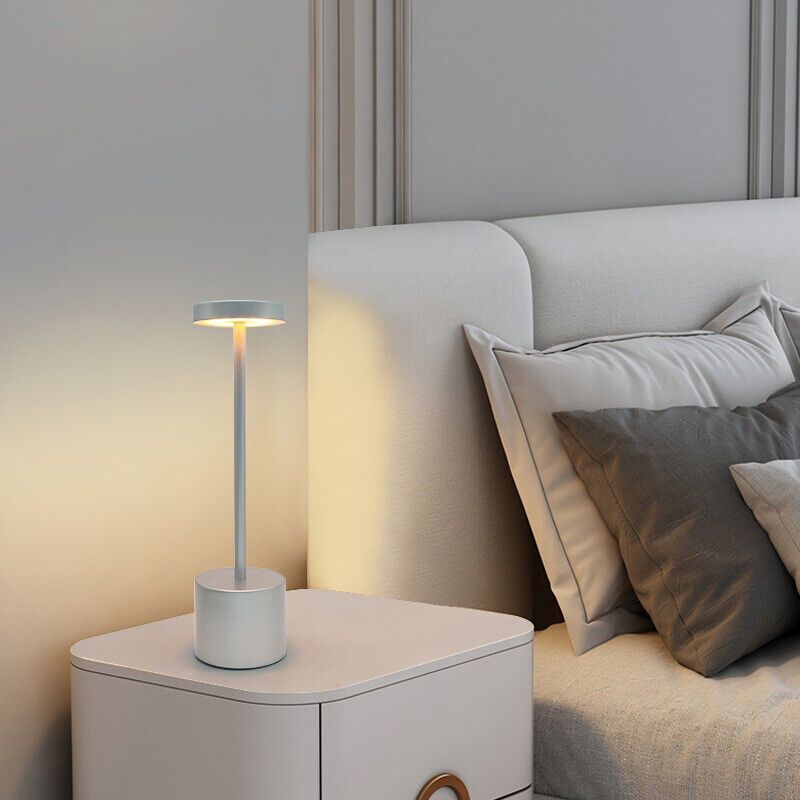 Modern Belro rechargeable cordless LED desk lamp with adjustable arm and bright lighting for living room or workspace.
