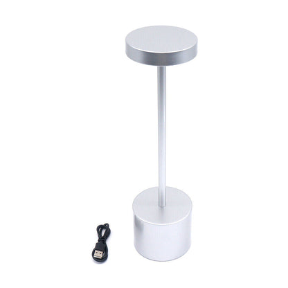 Modern Belro rechargeable cordless LED desk lamp with adjustable arm and bright lighting for living room or workspace.
