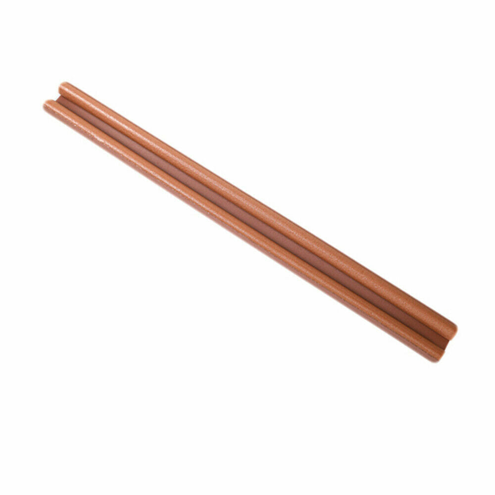 Belro garage weather stripping seal strip installed at the bottom of a door for insulation and weatherproofing.