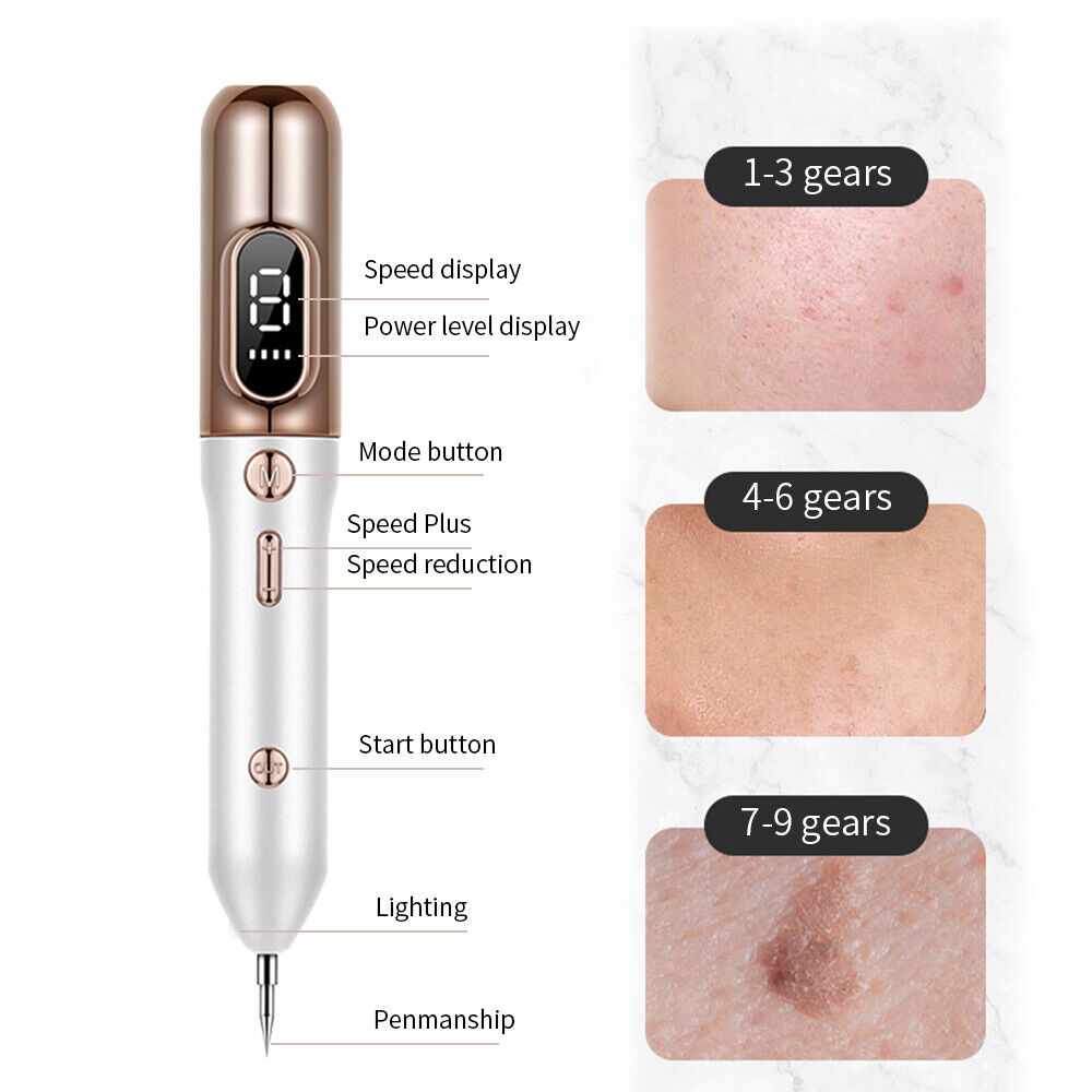 Belro Plasma Pen for skin tag removal, mole treatment, and skin wart removal in a health and beauty setting.