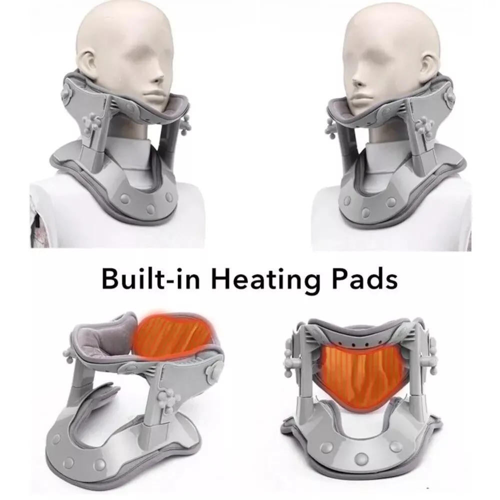 Belro neck stretcher traction device with adjustable straps for cervical spine relief and neck pain therapy.