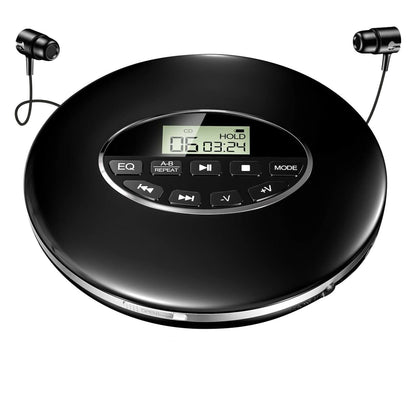 Belro small portable Walkman CD player for car, compact electronic device with CD slot and controls for portable music playback.