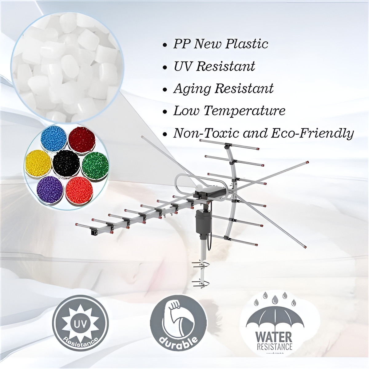 Belro Extra Range 2025 digital outdoor HD TV antenna with full 360-degree motor for free high-definition TV channels.