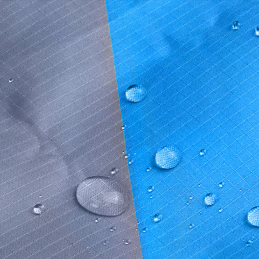 Belro heavy-duty camping tent beach picnic blanket tarp spread on outdoor grass, showcasing durable waterproof fabric and spacious design.