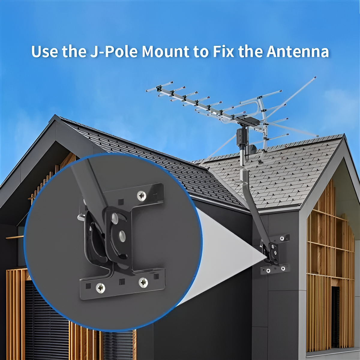 Belro Extra Range 2025 Digital Outdoor HD TV Antenna with full 360-degree directional motor for free HD channels.