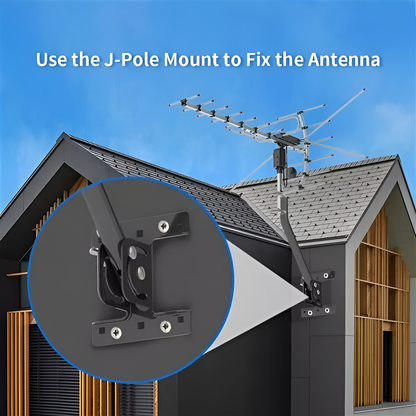 Belro Extra Range 2025 Digital Outdoor HD TV Antenna with full 360-degree directional motor for free HD channels.