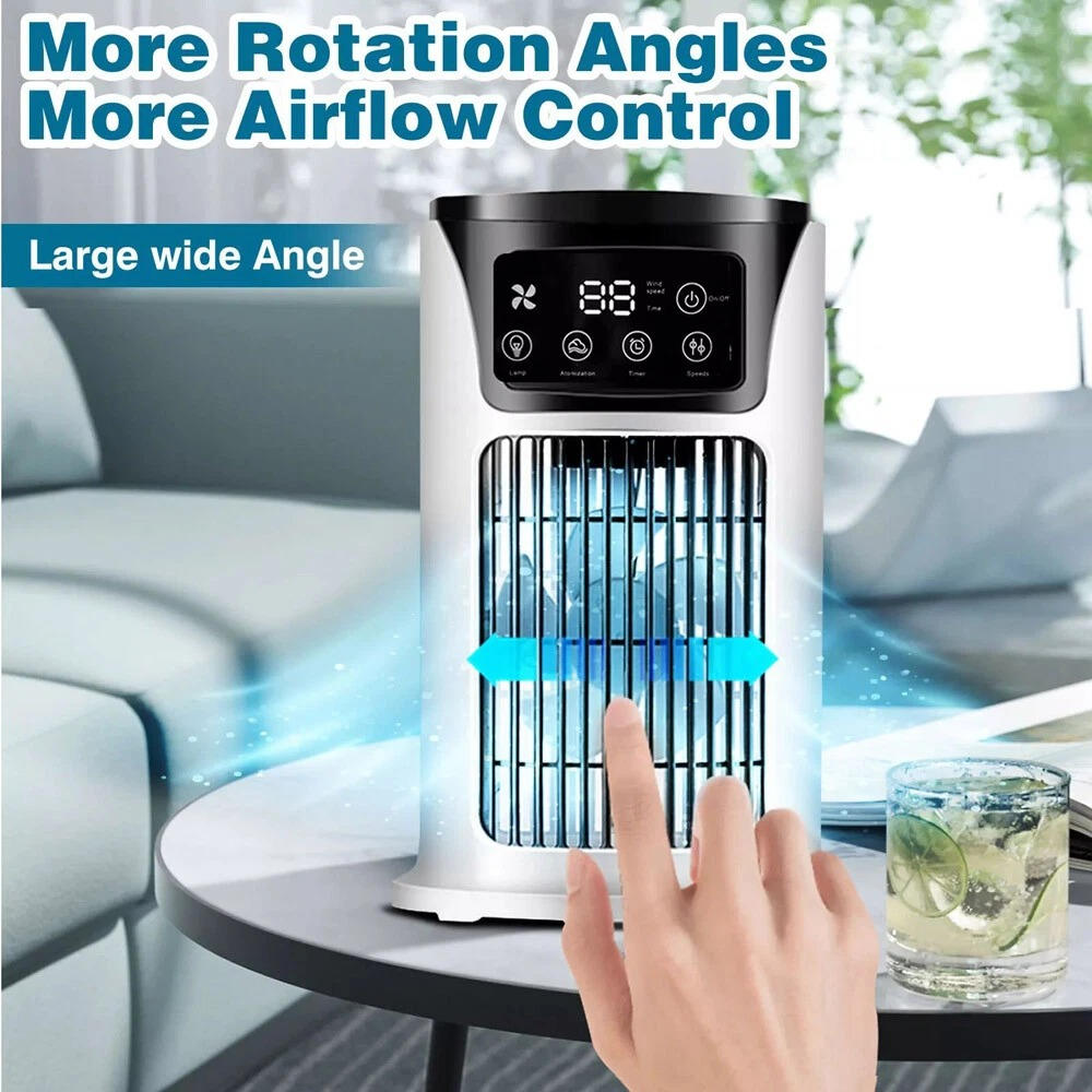 Belro portable room air conditioner for outdoor use, compact unit with vents and control panel visible in the image.