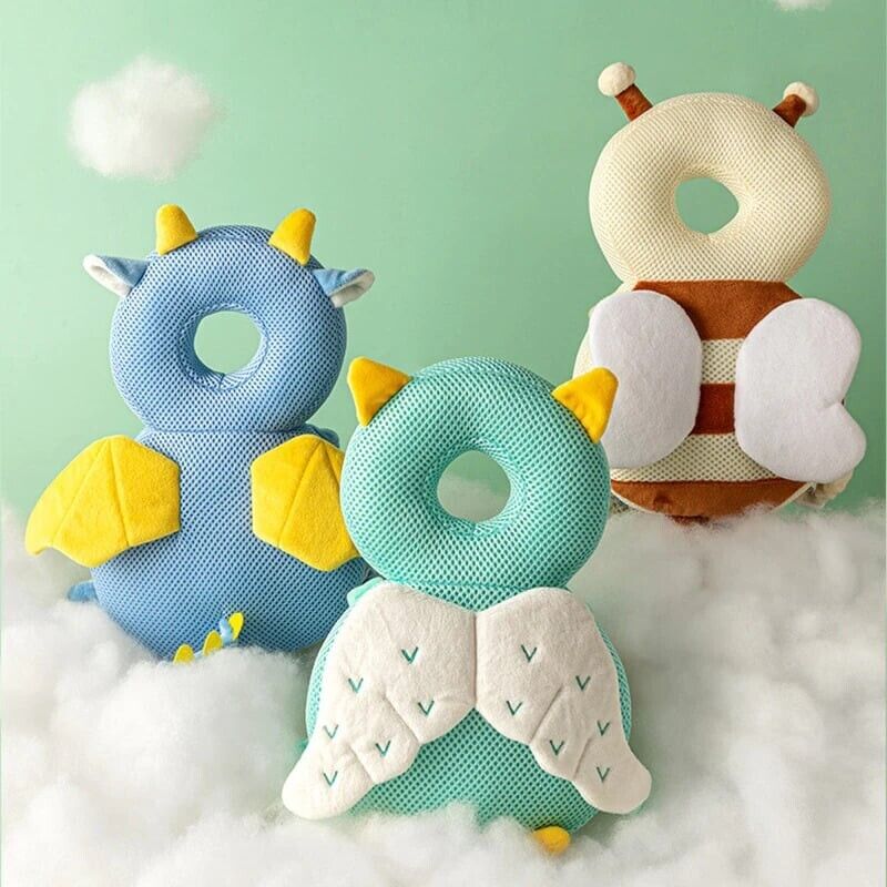Belro toddler safety head guard pillow backpack with soft cushioning and adjustable straps for fall protection in kids clothing.