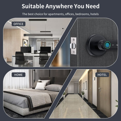 Belro fingerprint smart door lock for automotive use, featuring mobile app remote control and biometric fingerprint access.
