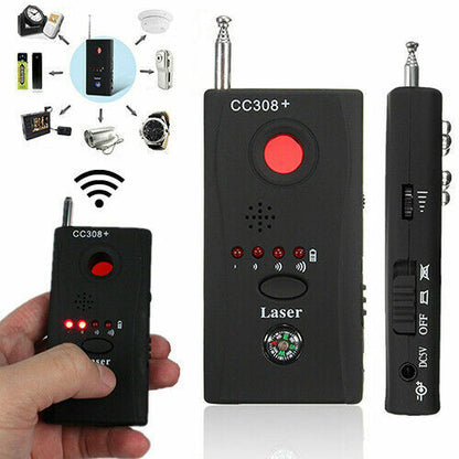Belro bug detector for hidden cameras and microphones, portable electronic device for security and privacy monitoring.