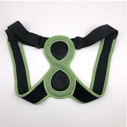 Belro ergonomic back brace posture corrector for men and women, adjustable suspenders for improved spinal alignment and support.