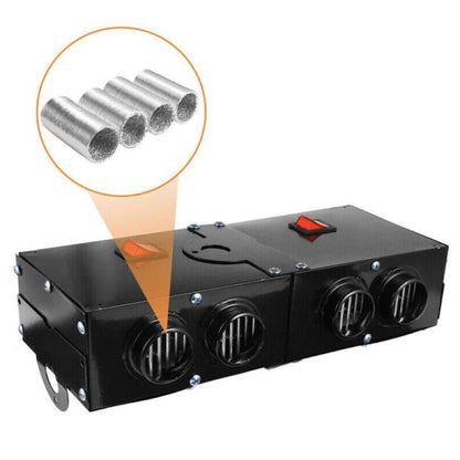Belro 500W electric car heater with digital controls and compact design, ideal for warming vehicle interiors efficiently.