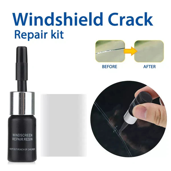 Belro 5-pack glass repair fluid for home and garden decor, showing small repair kits and clear liquid bottles.