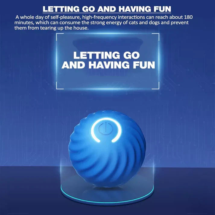 Belro Active Rolling Ball anti-anxiety toy for cats, automatic moving pet toy designed to entertain and soothe feline pets.