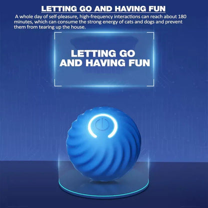 Belro Active Rolling Ball anti-anxiety toy for cats, automatic moving pet toy designed to entertain and soothe feline pets.
