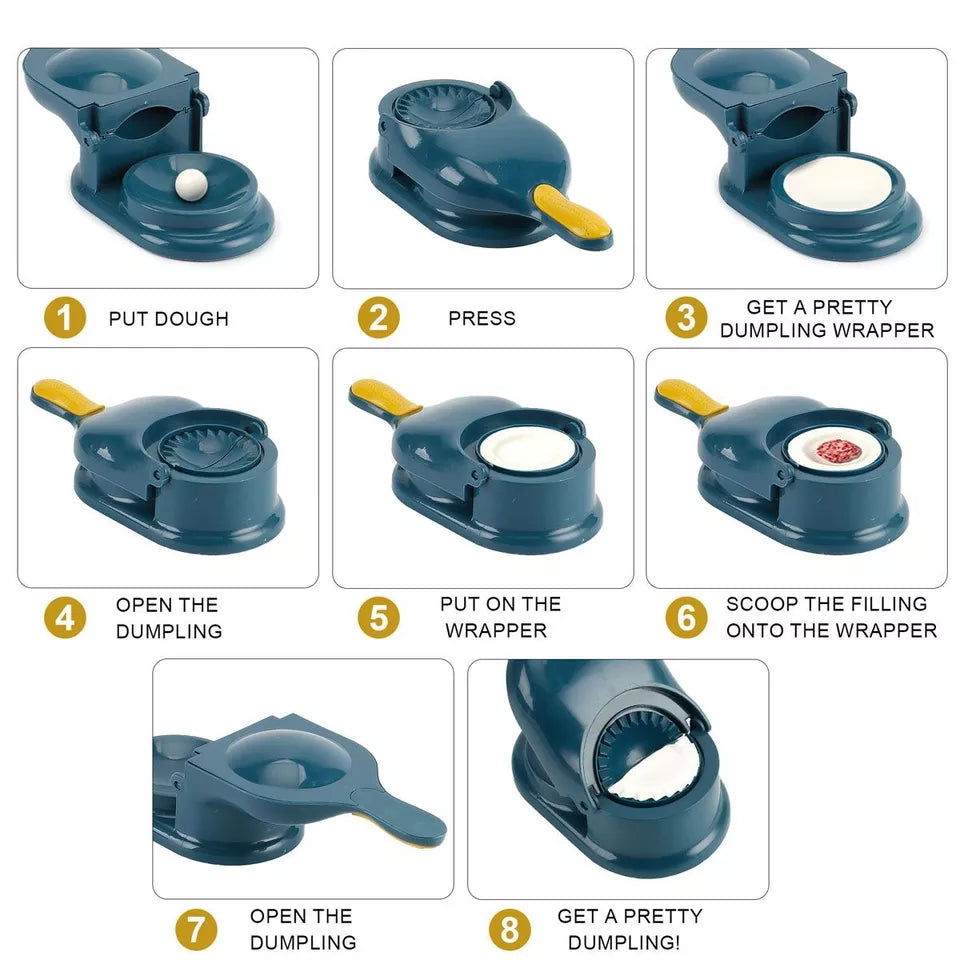 Belro 2-in-1 dumpling maker and pastry tool for kitchen baking, featuring a compact design for easy dumpling and pastry preparation.